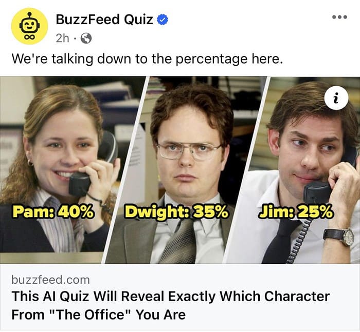 buzzfeed quiz example