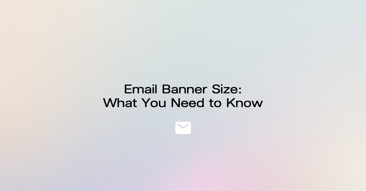 email banner size