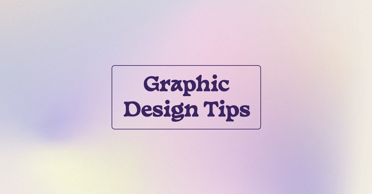 graphic design tips