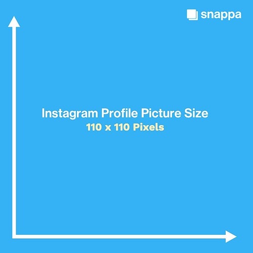 instagram profile picture size