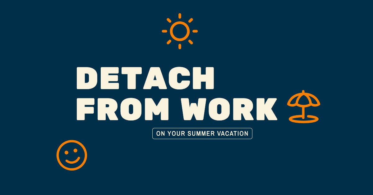 six ways to detach from work