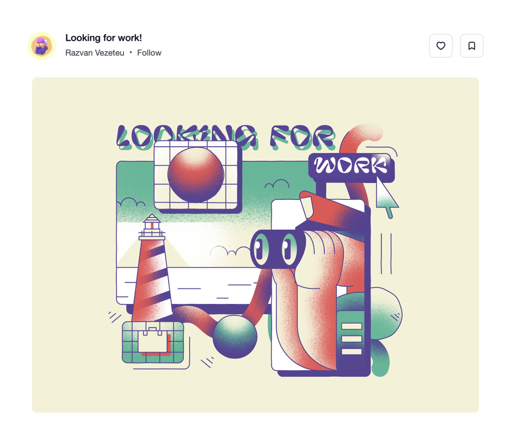 dribbble artist example