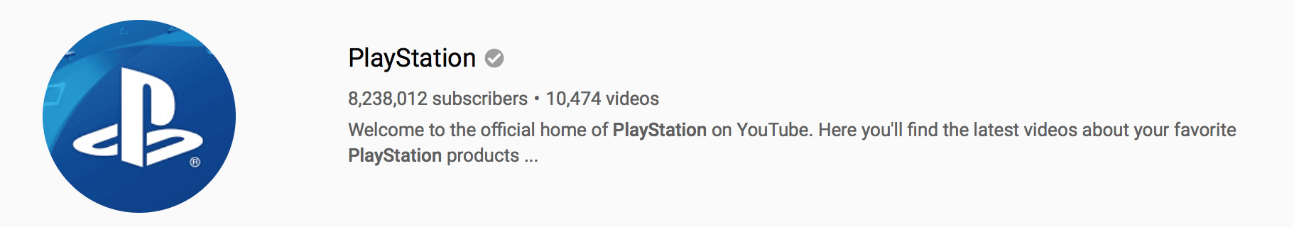 playstation youtube profile photo