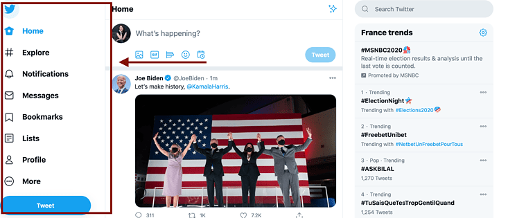 Twitter's New Homepage Layout