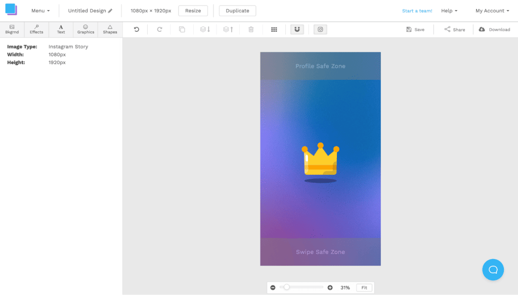 snappa crown icon